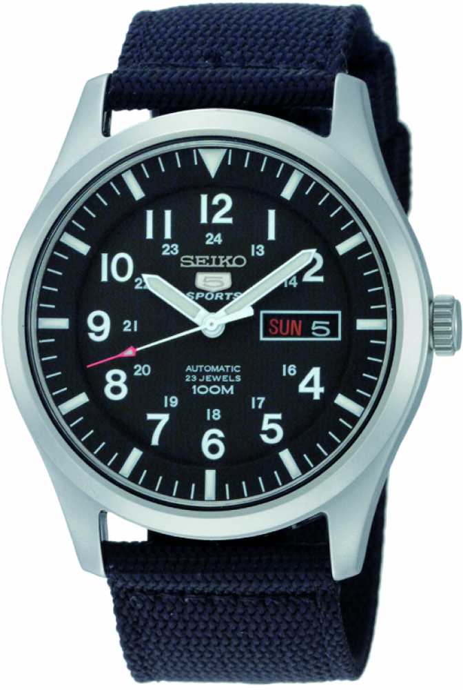 SNZG15K1 SEIKO 5 Big Military Stoffband